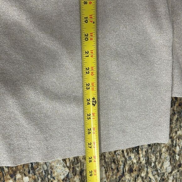 Chico’s Oatmeal Color Metallic Shimmer Turtleneck Pullover Sweater Size XL - Picture 11 of 11